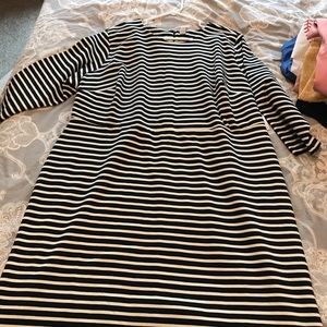 Old Navy 2X Black and White Stripped Dress